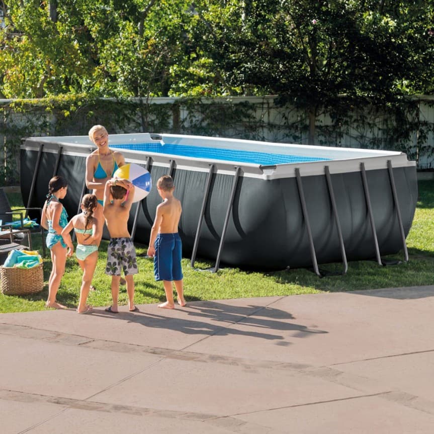 PISCINE TUBULAIRE RECTANGULAIRE INTEX ULTRA XTR + FILTRE – 5,49 x 2,74 x 1,32M