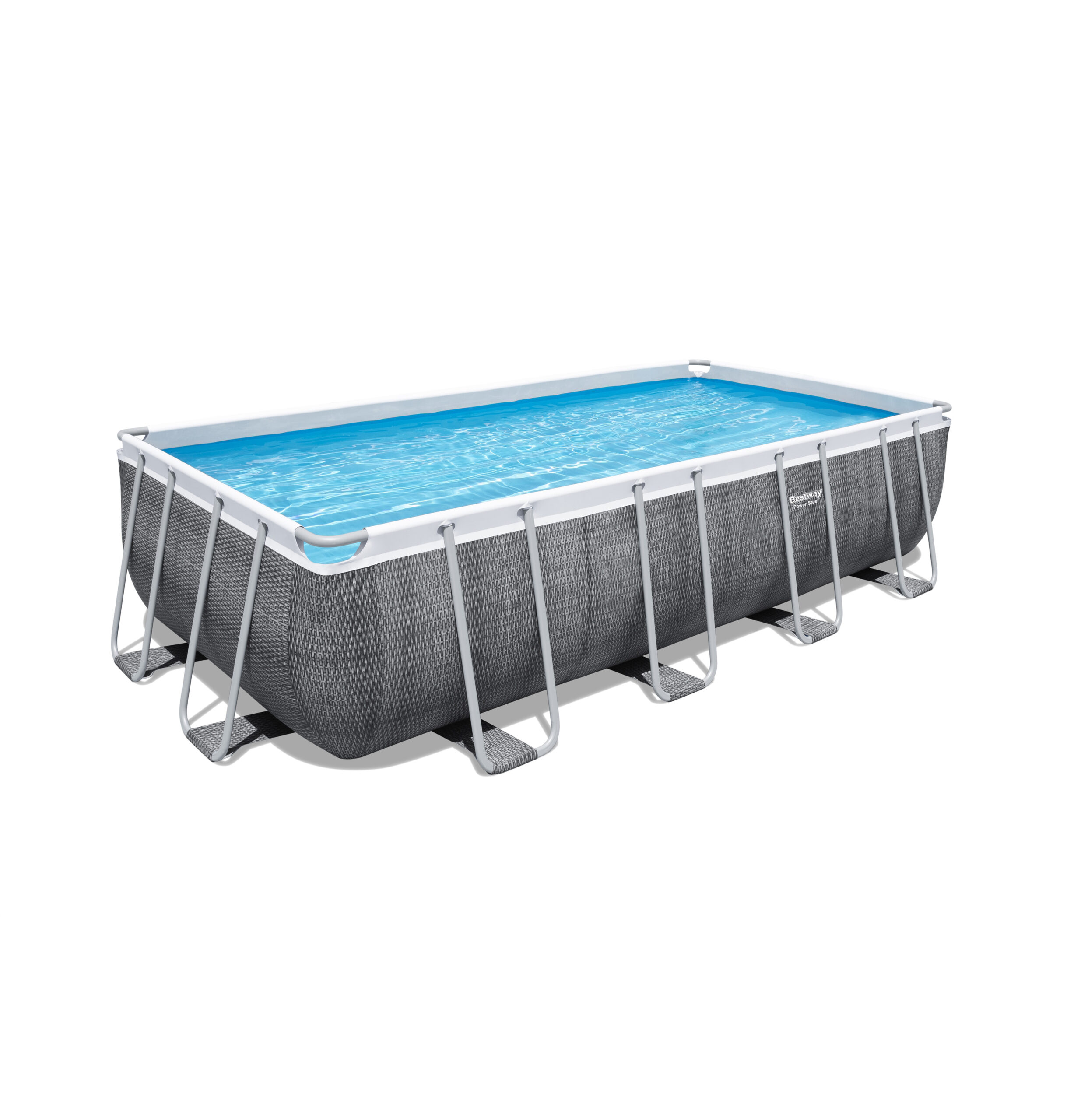 PISCINE TUBULAIRE RECTANGULAIRE BESTWAY POWER STEEL – 5,49 x 2,74 x 1,22M