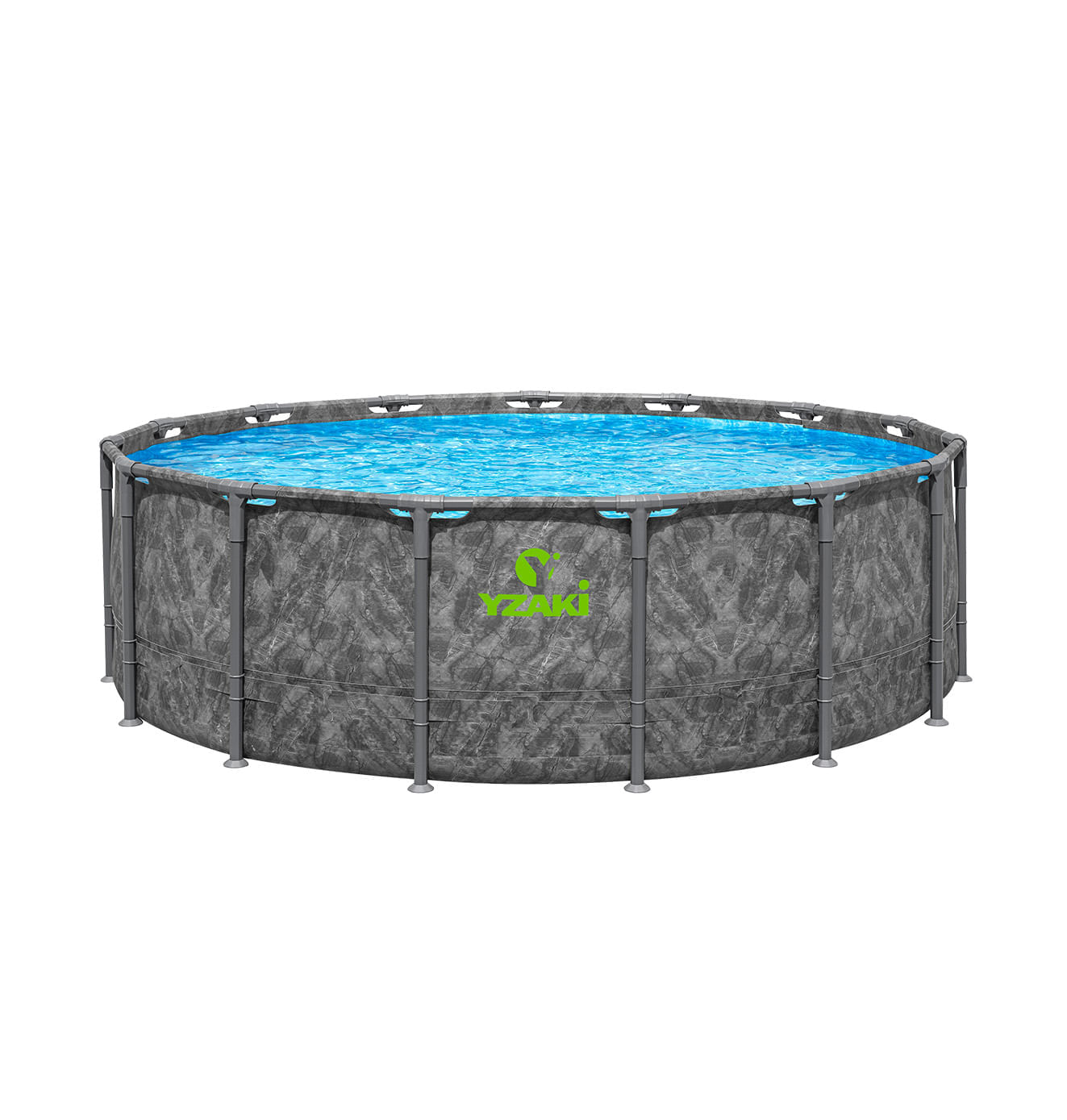 PISCINE TUBULAIRE RONDE YZAKI STYLE SANS FILTRATION – Ø4,57 x 1,32M
