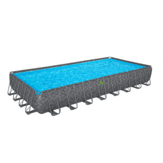 PISCINE TUBULAIRE RECTANGULAIRE YZAKI STYLE SANS FILTRATION - 9,56 x 4,88 x 1,32M